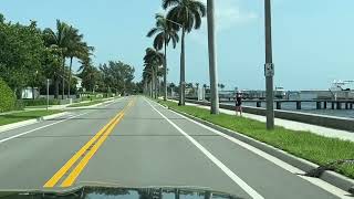 A drive Down Flagler Drive., West Palm Beach, FL ￼