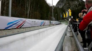 Санно-бобслейная трасса на Кёнигзее в Германии / Bobsleigh \u0026 Skeleton am Königsee