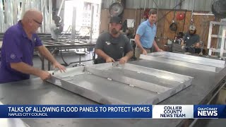 Naples discussing allowing homes to use flood panels to prevent flooding