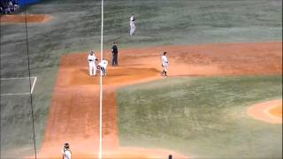 ヤクルト　川端　２点タイムリースリーベース　2012.4.21