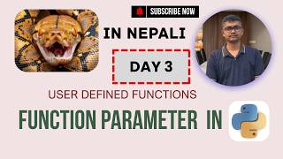 Function Parameter in Python | Day 3 | Beginners Series Level 2