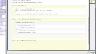 Java Ch 4 Dragging Rectangle