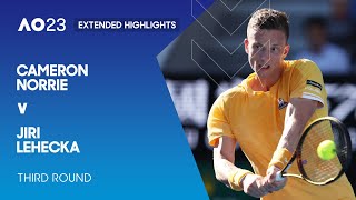 Cameron Norrie v Jiri Lehecka Extended Highlights | Australian Open 2023 Third Round