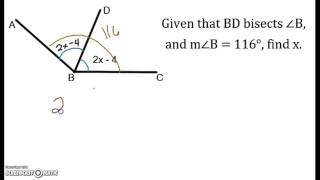 Angle Bisector Example 2