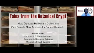 Tales from the Botanical Crypt: How Digitized Herbarium Collections lead to Salient Research