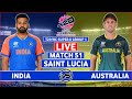 ICC T20 World Cup 2024 Live: India vs Australia Live | IND vs AUS Live Scores & Commentary