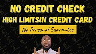 No Credit Check Credit Card | High Limit | No Personal Guarantee | Tarpago Business Card