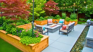 Concrete Backyard Landscaping Ideas: Modern Patios, Pathways, Fire Pits, and Budget DIY Tips
