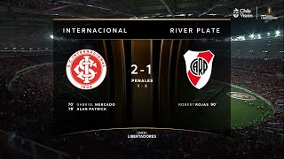 INTERNACIONAL 2 (9)-(8) 1 RIVER PLATE | Conmebol Libertadores - Octavos Vuelta | COMPACTO Y GOLES