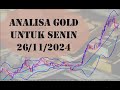 Analisa Gold Senin 26/11/2024 | BBMA FMS #analisagold