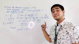 Circles | Problem 14 | FIND THE STANDARD EQUATION CONCENTRIC WITH THE EQUATION | Judd Hernandez