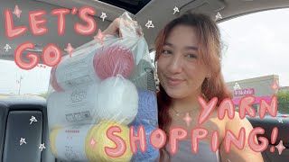 come yarn shopping with me!!