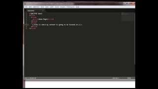 HTML/XHTML Intro 2 - What are Tags, Doctypes, Comments