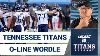 Tennessee Titans Offensive Line Wordle, Titans Secondary Deployment & UDFAs with Roster Hopes