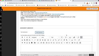 How To Submit a Hyperlink that Opens in a New Window on Blackboard