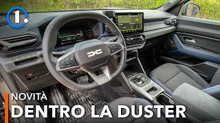 Gli INTERNI della Dacia DUSTER (2024) | Spazio, bagagliaio, infotainment, qualità