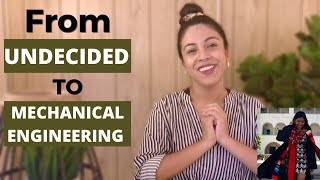 CHOOSING MY COLLEGE DEGREE | From undecided major to mechanical engineering major
