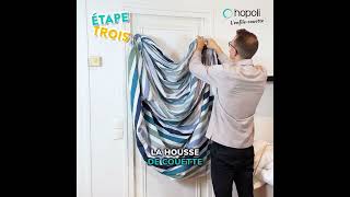 Hopoli - Comment changer sa housse de couette avec l'enfile-couette Hopoli ? #madeinfrance #astuce