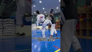 파리 올림픽 -58kg급 금메달 박태준선수 발차기!! 뒤차기 걸고 뒤후리기🔥 #taekwondo #backkick #parisolyimpics #태권도 #tkd