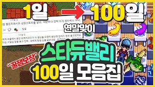 잠들기 전 보기 좋은 개꿀잼 스타듀밸리 100일 모음집