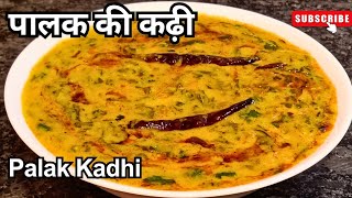 आपने नहीं खाई होगी ऐसी पालक कढ़ी | हेल्दी भी, टेस्टी भी, चख कर देखो | Kadhi Recipe | Palak Recipe