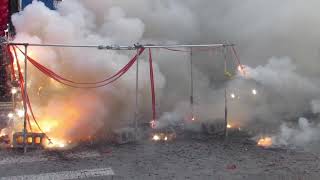 NY Chinese Lunar New Year-Firecrackers Display  放鞭炮 慶祝農曆新年2018