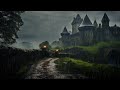 Sleep Quickly and Beat Insomnia with Rain thunder in Medieval Castle