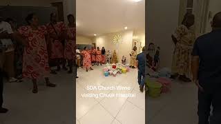 SDA Church Weno Chuuk visiting Chuuk Hospital