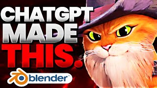 How To Use ChatGPT With BLENDER! - (Blender ChatGPT Tutorial!)