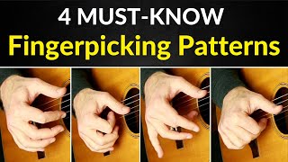 Download Top 4 Fingerpicking Guitar Patterns (Travis Picking Style) mp3