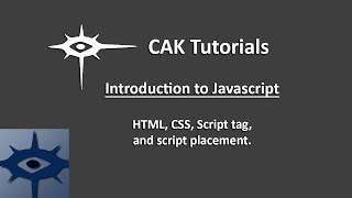 JavaScript - #1 - Introduction to JavaScript (HTML, CSS, and the Script tag)