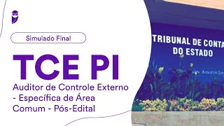 Simulado Final TCE PI - Auditor de Controle Externo -Específica de Área Comum -Pós-Edital – Correção