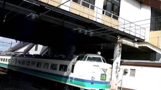 485系快速くびき野2号新井行き宮内駅発車[HD]