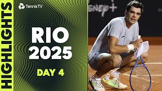 Faria Locks Horns with Munar; Etcheverry, Cerundolo in Action | Rio Open 2025 Day 4 Highlights