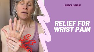 Relief from wrist pain (Surprise! Relief comes from the shoulders!)