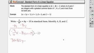 CP Algebra 2 2-2 Video Notes