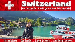 Switzerland 2024 : A Sweet Escape to Interlaken  | Cruising Lake Brienz to Iselwald | Lauterbrunnen