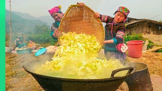 Hmong Army Cooks FEAST for 500 Villagers!!! | TRIBAL VIETNAM EP1