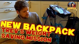 NEW HIKING BACKPACK (Quechua Forclaz) Gear swap and Weight Reduction Video