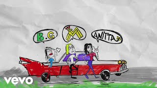 Maluma Becky G Anitta - Mala Mía Remix - Lyric Video