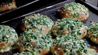 Green Onion Bread/蔥花麵包 -Taiwan Street Food