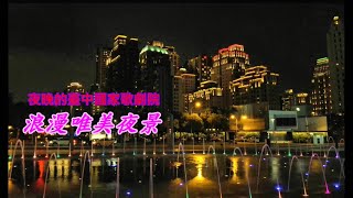 夜晚的臺中國家歌劇院~浪漫唯美夜景 4k