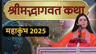 shrimat bhagwat katha || sadhvi aastha bharti ji || sanatan dharm || kumbh prayagraj