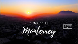 [ 4K ] Amanecer en Monterrey NL México - Drone flight - Monterrey 4K #relaxingvideo