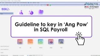 SQL Payroll | How To Key in "Ang Pow" in SQL Payroll