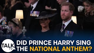 Meghan Markle and Harry accused of not singing God Save the King