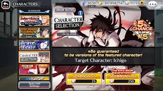 Bleach Brave Souls - Character Selection Summon | 3,750 Orbs | Ichigo only account