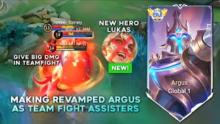 Updated New Argus Builld With New Emblem Setup And Tactic Suitable For Teamfight ~Global Argus