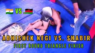 PCFL 2 : ABHISHEK NEGI VS. SHABIR SADIQI | FIRST ROUND TRIANGLE FINISH