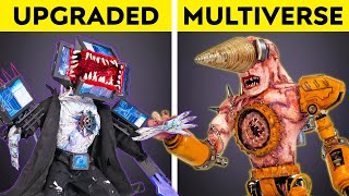 Upgraded TV Man vs. Skibidi Zombie Multiverse: Battle of the Titans! 📺⚡🧻